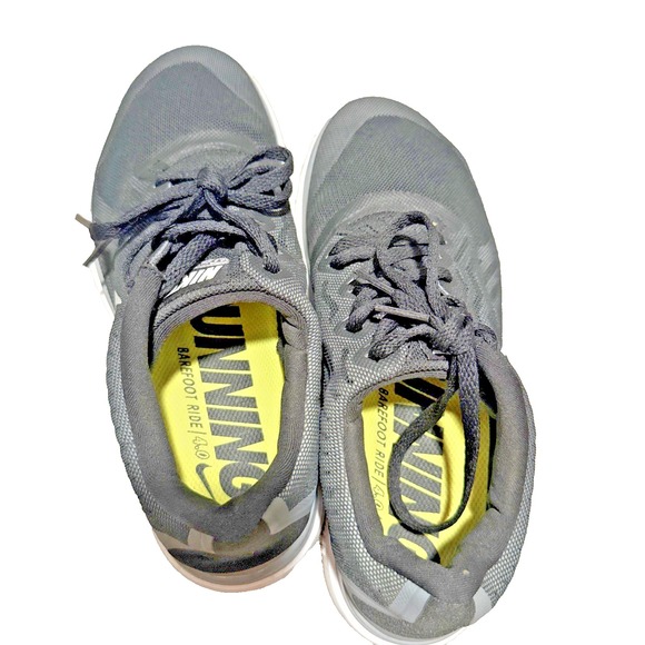 Nike Shoes - WOMENS 7.5 NIKE FREE 4.0 FLYKNIT RUNNING SHOES BLACK WHITE ACTIVEWEAR